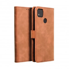 Peněženkové pouzdro TENDER Book na XIAOMI Redmi 9C Hnědý
