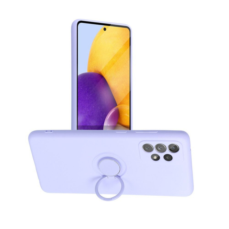 Kryt Silicone ring na Samsung Galaxy A52s 5G Fialový (Violet)