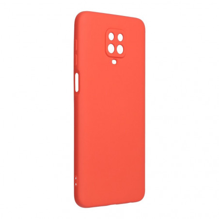 Kryt Silicone na XIAOMI Redmi Note 9 Pro Elegantní  Broskvový