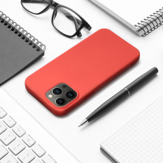 Kryt Silicone na XIAOMI Redmi Note 9 Pro 5G Elegantní  Broskvový
