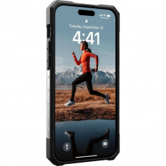 Kryt Urban Armor Gear Plyo na Apple iPhone 15 Plus Prémiové pouzdro  MagSAFE  Ledová