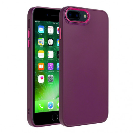Kryt FRAME na Apple iPhone 8 Plus Elegantní  Fialový (Purple)