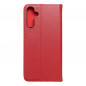 Peněženkové pouzdro Leather case SMART PRO na Samsung Galaxy A15 LTE Elegantní  Vinově červený