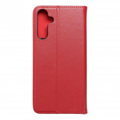Peněženkové pouzdro Leather case SMART PRO na Samsung Galaxy A15 5G Elegantní  Vinově červený