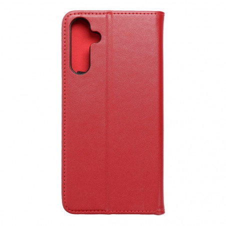 Peněženkové pouzdro Leather case SMART PRO na Samsung Galaxy A15 5G Elegantní  Vinově červený