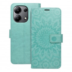 Peněženkové pouzdro MEZZO Book na XIAOMI Redmi Note 13 4G Mandala  Zelený
