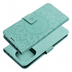 Peněženkové pouzdro MEZZO Book na XIAOMI Redmi Note 13 4G Mandala  Zelený