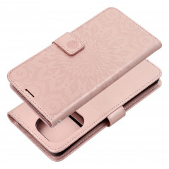 Peněženkové pouzdro MEZZO Book na XIAOMI Redmi Note 13 4G Mandala  Růžovo-zlatý