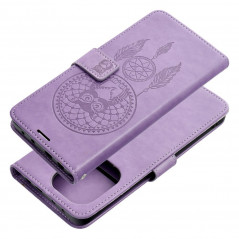 Peněženkové pouzdro MEZZO Book na XIAOMI Redmi Note 13 4G Lapač snů  Fialový (Purple)