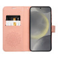 Peněženkové pouzdro MEZZO Book na XIAOMI Redmi Note 13 5G Mandala  Světle broskvový
