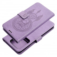 Peněženkové pouzdro MEZZO Book na XIAOMI Redmi Note 13 5G Lapač snů  Fialový (Purple)