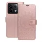Peněženkové pouzdro MEZZO Book na XIAOMI Redmi Note 13 Pro 5G Mandala  Růžovo-zlatý