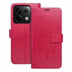 Peněženkové pouzdro MEZZO Book na XIAOMI Redmi Note 13 Pro 5G Lapač snů  Purpurový
