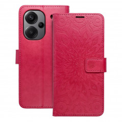 Peněženkové pouzdro MEZZO Book na XIAOMI Redmi Note 13 Pro Plus 5G Mandala  Purpurový
