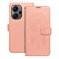 Peněženkové pouzdro MEZZO Book na XIAOMI Redmi Note 13 Pro Plus 5G Lapač snů  Světle broskvový