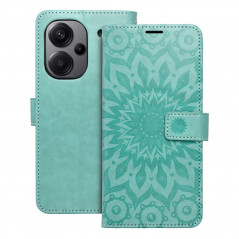 Peněženkové pouzdro MEZZO Book na XIAOMI Redmi Note 13 Pro Plus 5G Mandala  Zelený