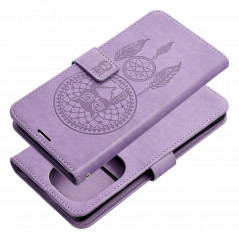 Peněženkové pouzdro MEZZO Book na XIAOMI Redmi Note 13 Pro 4G Lapač snů  Fialový (Purple)