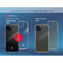 Kryt Forcell F-Protect Long Lasting na Apple iPhone 13 Pro Průhledný