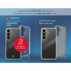 Kryt Forcell F-Protect Long Lasting na Samsung Galaxy A35 Průhledný
