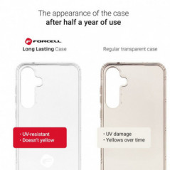 Kryt Forcell F-Protect Long Lasting na Samsung Galaxy A35 Průhledný