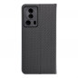 Peněženkové pouzdro LUNA Book Carbon na XIAOMI 13 Lite Uhlíkové vlákno, Elegantní  Černý