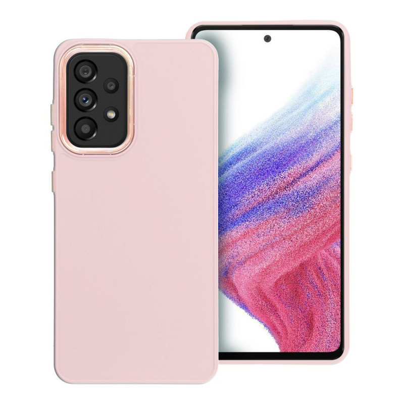 Kryt FRAME na Samsung Galaxy A52s 5G Elegantní  Pudrově růžový