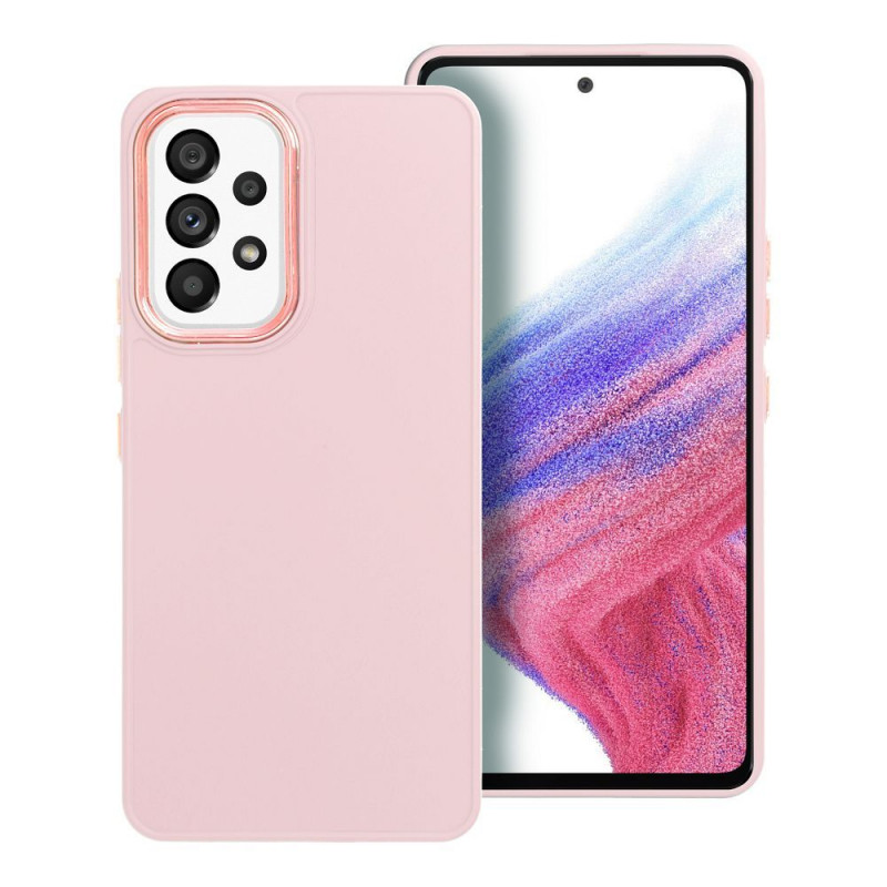Kryt FRAME na Samsung Galaxy A53 5G Elegantní  Pudrově růžový