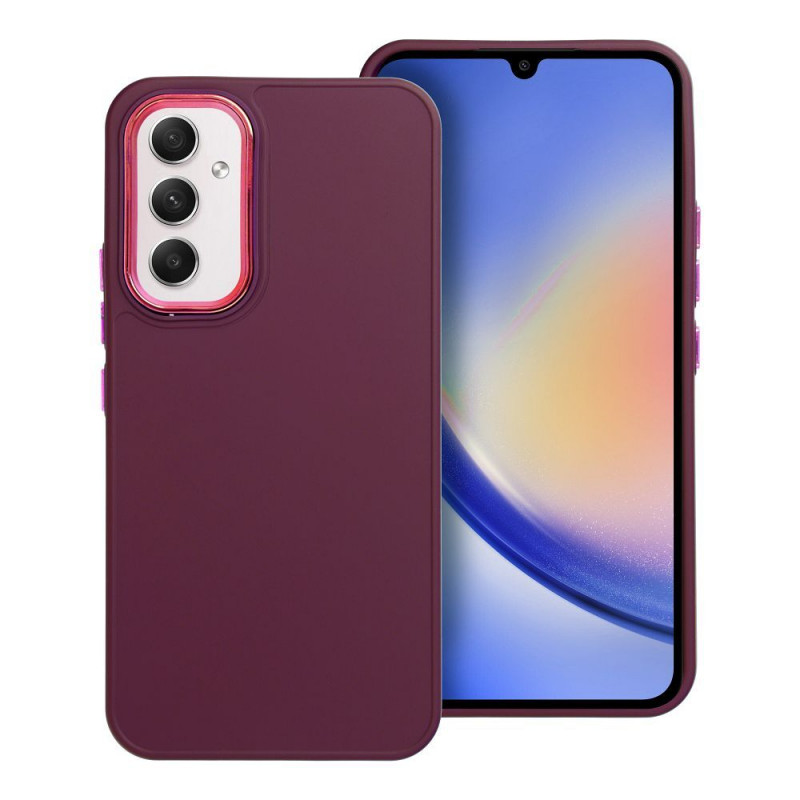 Kryt FRAME na Samsung Galaxy A54 Elegantní  Fialový (Purple)