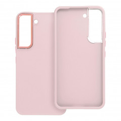 Kryt FRAME na Samsung Galaxy S22 Elegantní  Pudrově růžový