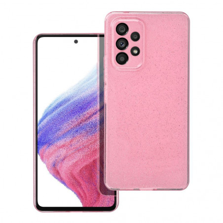 Kryt CLEAR 2mm BLINK na Samsung Galaxy A53 5G Růžový