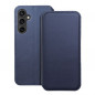 Peněženkové pouzdro Dual Pocket book na Samsung Galaxy S23 FE Tmavší modrý