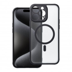 Kryt Full Matte Mag Cove na Apple iPhone 15 Pro Max MagSAFE  Černý
