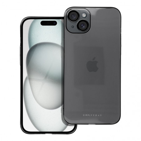 Kryt Roar Pure Simple Fit  na Apple iPhone 15 Plus Černý