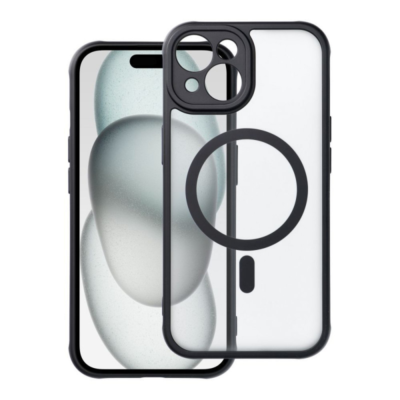Kryt Matte Mag Cove na Apple iPhone 15 MagSAFE  Černý
