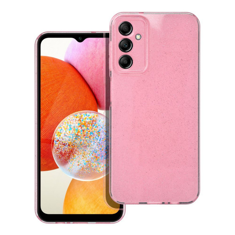 Kryt CLEAR 2mm BLINK na Samsung Galaxy A14 5G Růžový