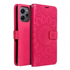 Peněženkové pouzdro MEZZO Book na XIAOMI Redmi 12 Mandala  Purpurový