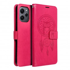 Peněženkové pouzdro MEZZO Book na XIAOMI Redmi 12 Lapač snů  Purpurový