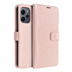 Peněženkové pouzdro MEZZO Book na XIAOMI Redmi 12 Mandala  Růžovo-zlatý
