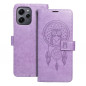 Peněženkové pouzdro MEZZO Book na XIAOMI Redmi 12 Lapač snů  Fialový (Purple)