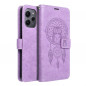 Peněženkové pouzdro MEZZO Book na XIAOMI Redmi 12 Lapač snů  Fialový (Purple)