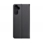 Peněženkové pouzdro LUNA Book Carbon na Samsung Galaxy A14 5G Uhlíkové vlákno, Elegantní  Černý