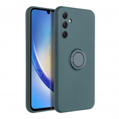 Kryt Silicone ring na Samsung Galaxy A34 Zelený