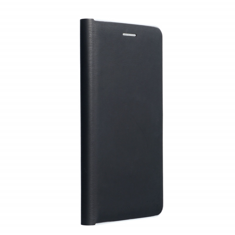 Peněženkové pouzdro LUNA Book Carbon na Samsung Galaxy A34 Uhlíkové vlákno, Elegantní  Černý