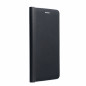 Peněženkové pouzdro LUNA Book Carbon na Samsung Galaxy A34 Uhlíkové vlákno, Elegantní  Černý