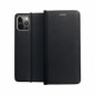 Peněženkové pouzdro LUNA Book Carbon na Samsung Galaxy A34 Uhlíkové vlákno, Elegantní  Černý