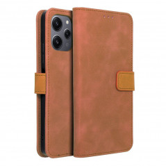 Peněženkové pouzdro TENDER Book na XIAOMI Redmi 12 Hnědý