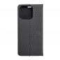 Peněženkové pouzdro LUNA Book Carbon na XIAOMI Redmi 12C Uhlíkové vlákno, Elegantní  Černý