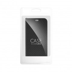 Peněženkové pouzdro LUNA Book Carbon na XIAOMI Redmi Note 12 Pro Plus 5G Uhlíkové vlákno, Elegantní  Černý