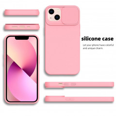 Kryt Slide na Apple iPhone 15 Pro Světle růžový