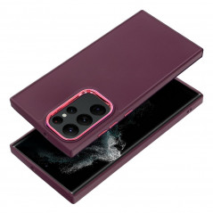 Kryt FRAME na Samsung Galaxy S22 Ultra Elegantní  Fialový (Purple)
